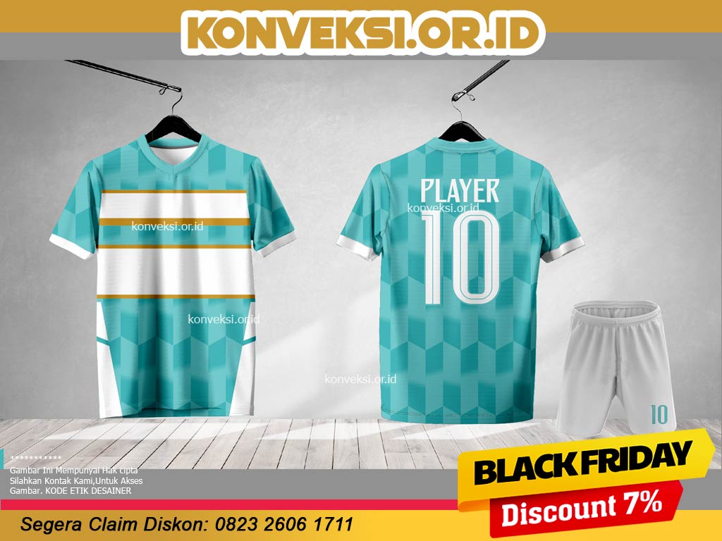 Jersey Bola Warna Biru